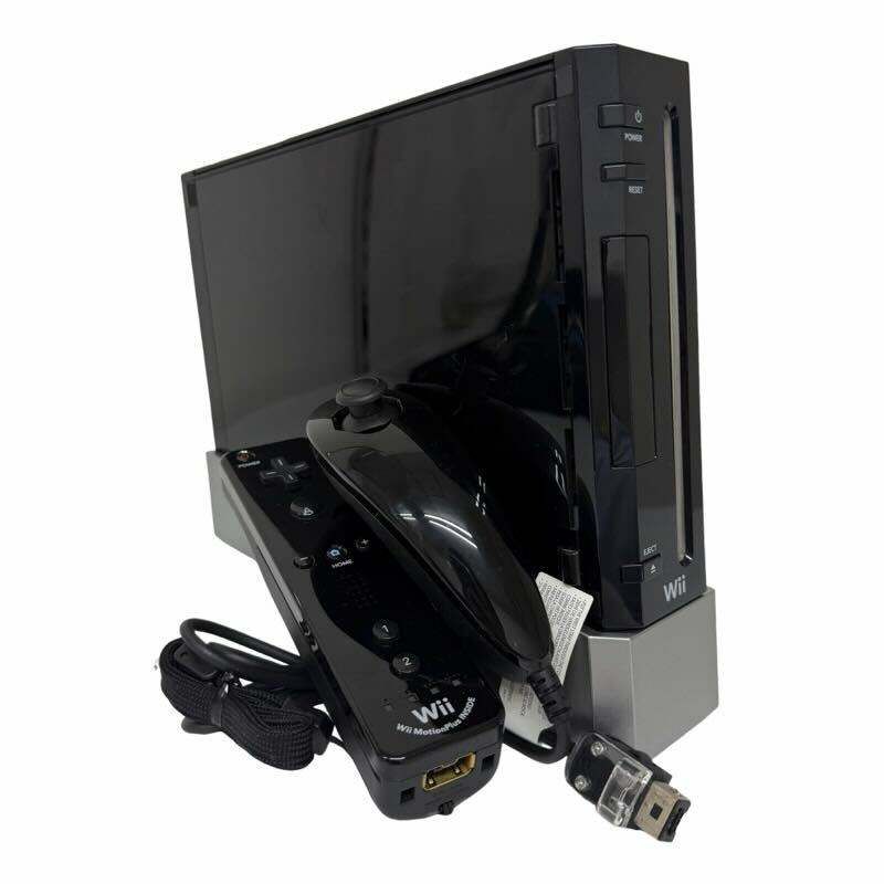 Nintendo 任天堂 Nintendo Wii RVL-001 ゲーム機本体 ブラック