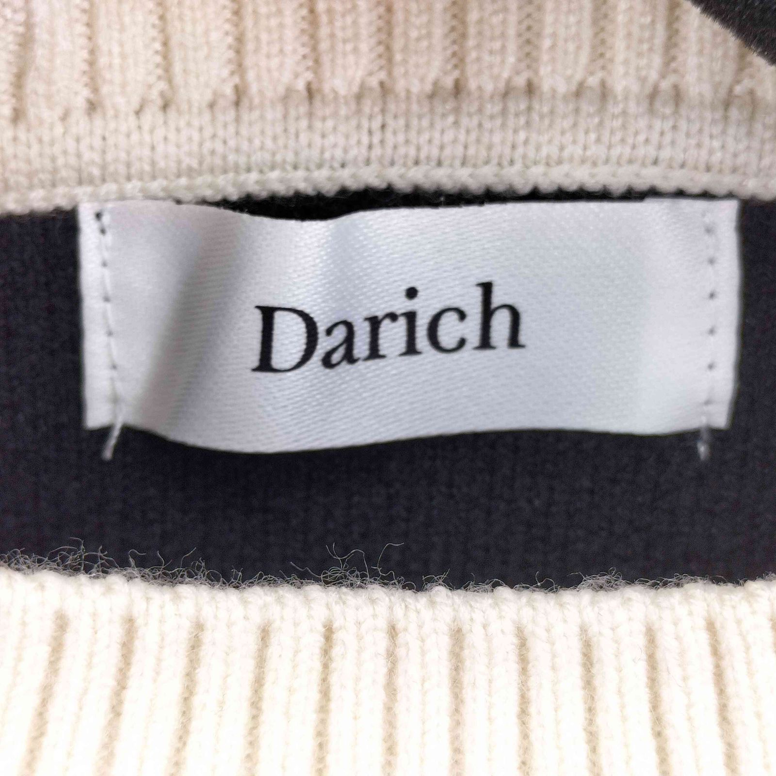 ダーリッチ Darich ポイントオープンニットミニワンピース
