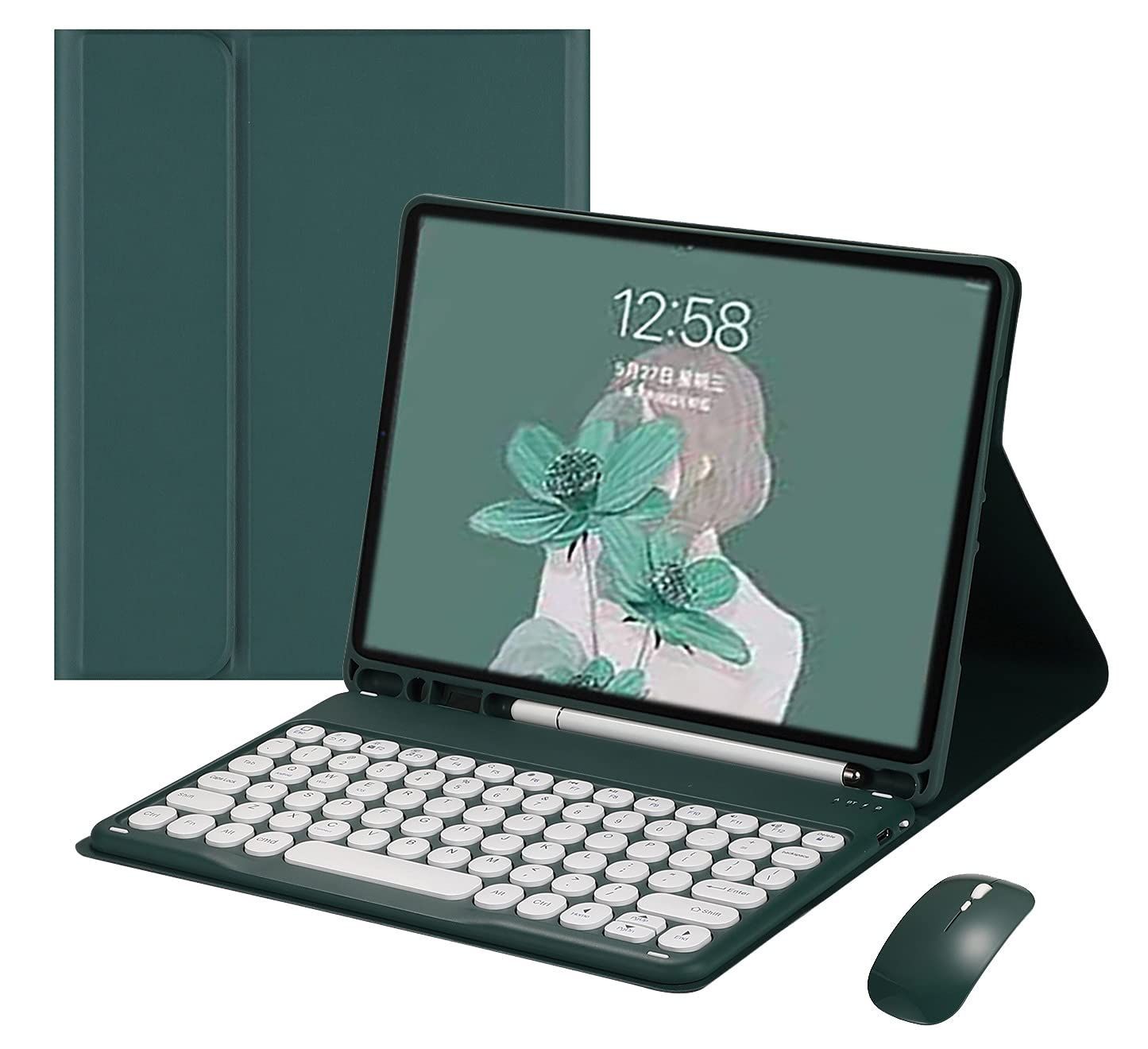 数量限定】iPad 10 キーボードケース マウス付き 可愛い iPad 第10世代