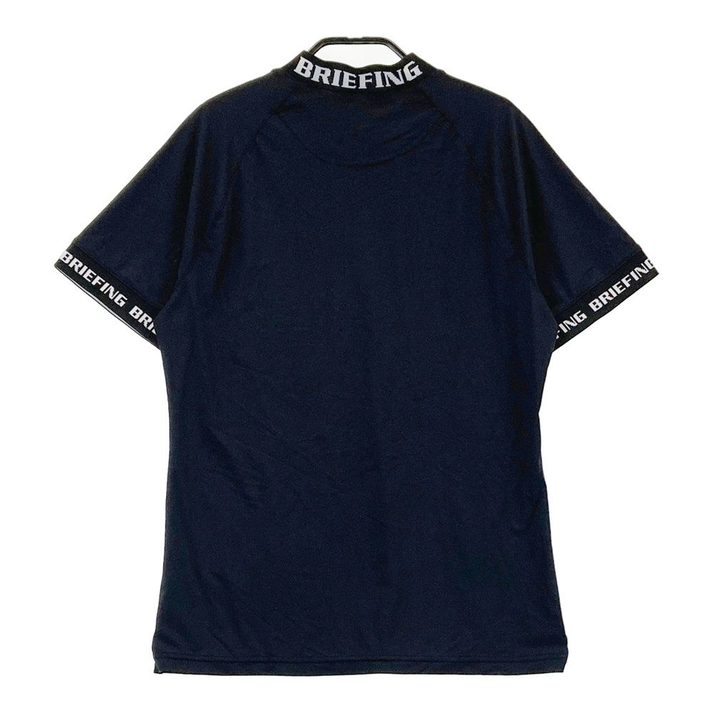 BRIEFING GOLF ブリーフィング 半袖ポロシャツ ロゴ ネイビー系 S
