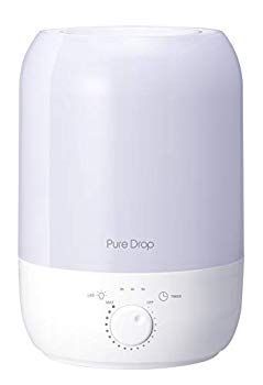 スリーアップ 大容量アロマ加湿器 ピュアドロップ ホワイト HF-T1823WH