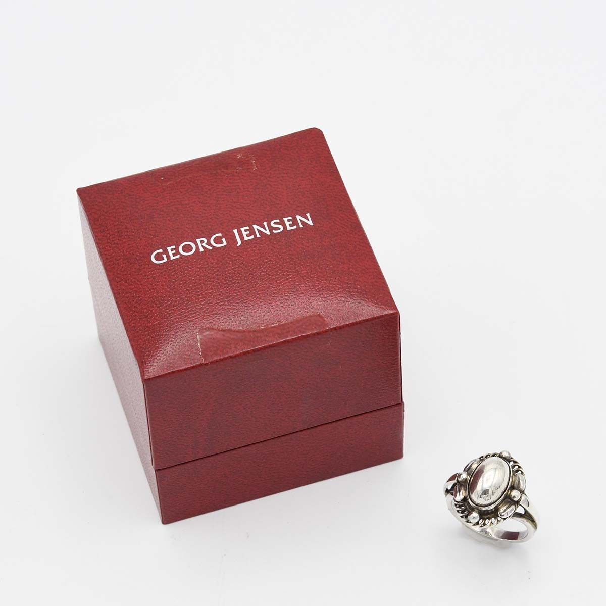 ジョージジェンセン GEORG JENSEN トケイソウ リング 指輪 13号