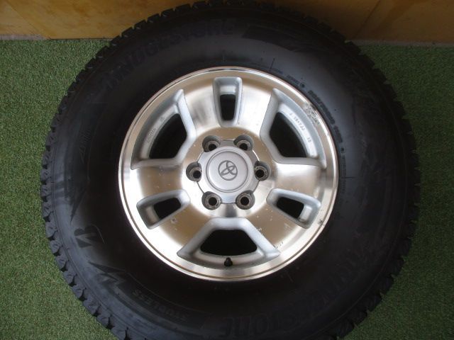 み トヨタ純正 ハイラックスサーフ 265 70R16 スタッドレスタイヤ４本SET 18サーフ 70プラド 80ランクル