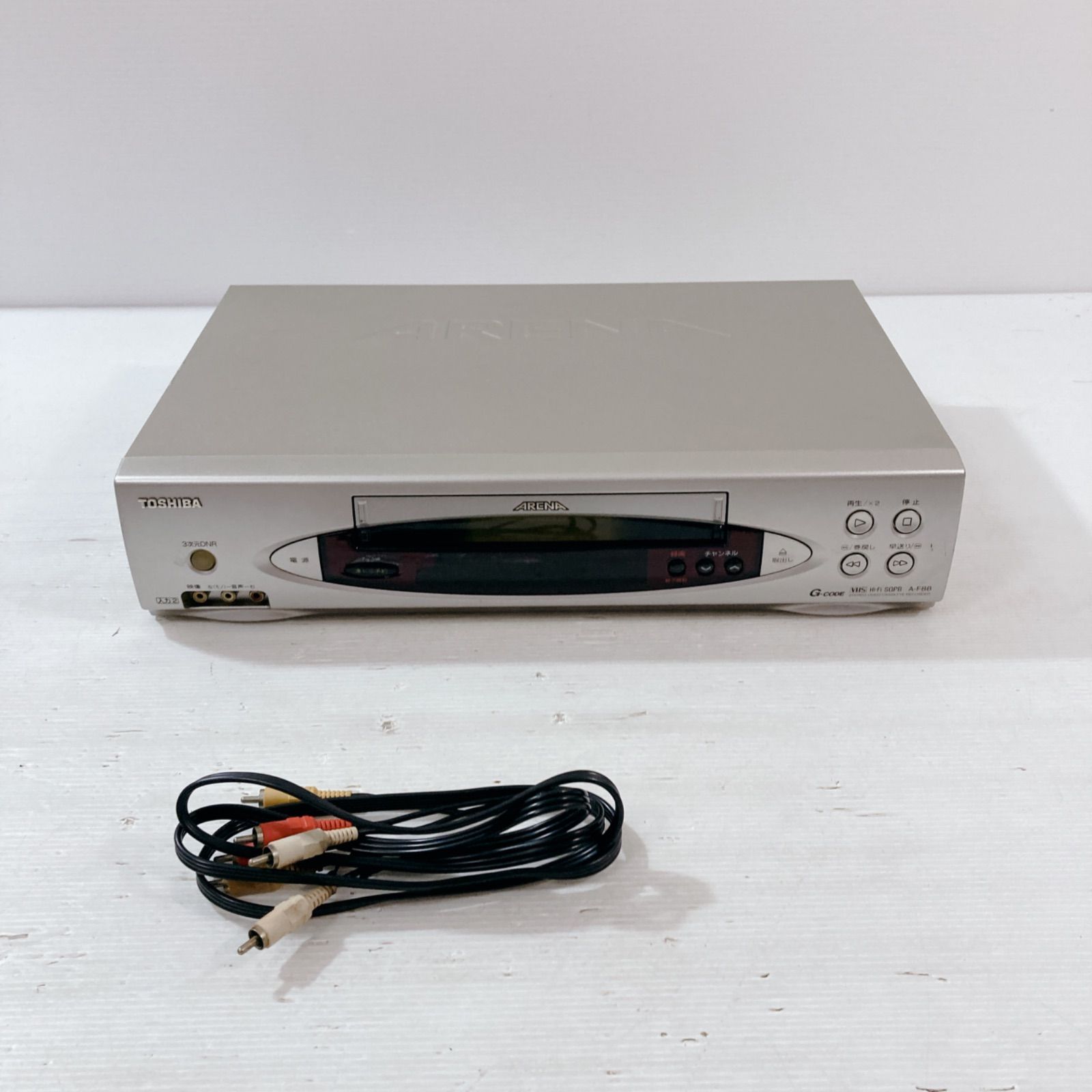 TOSHIBA 東芝 ARENA アリーナ VHSビデオデッキ A-F88 TOSHIBA 東芝 ARENA アレーナ ビデオデッキ A-F88 99年製 VHS