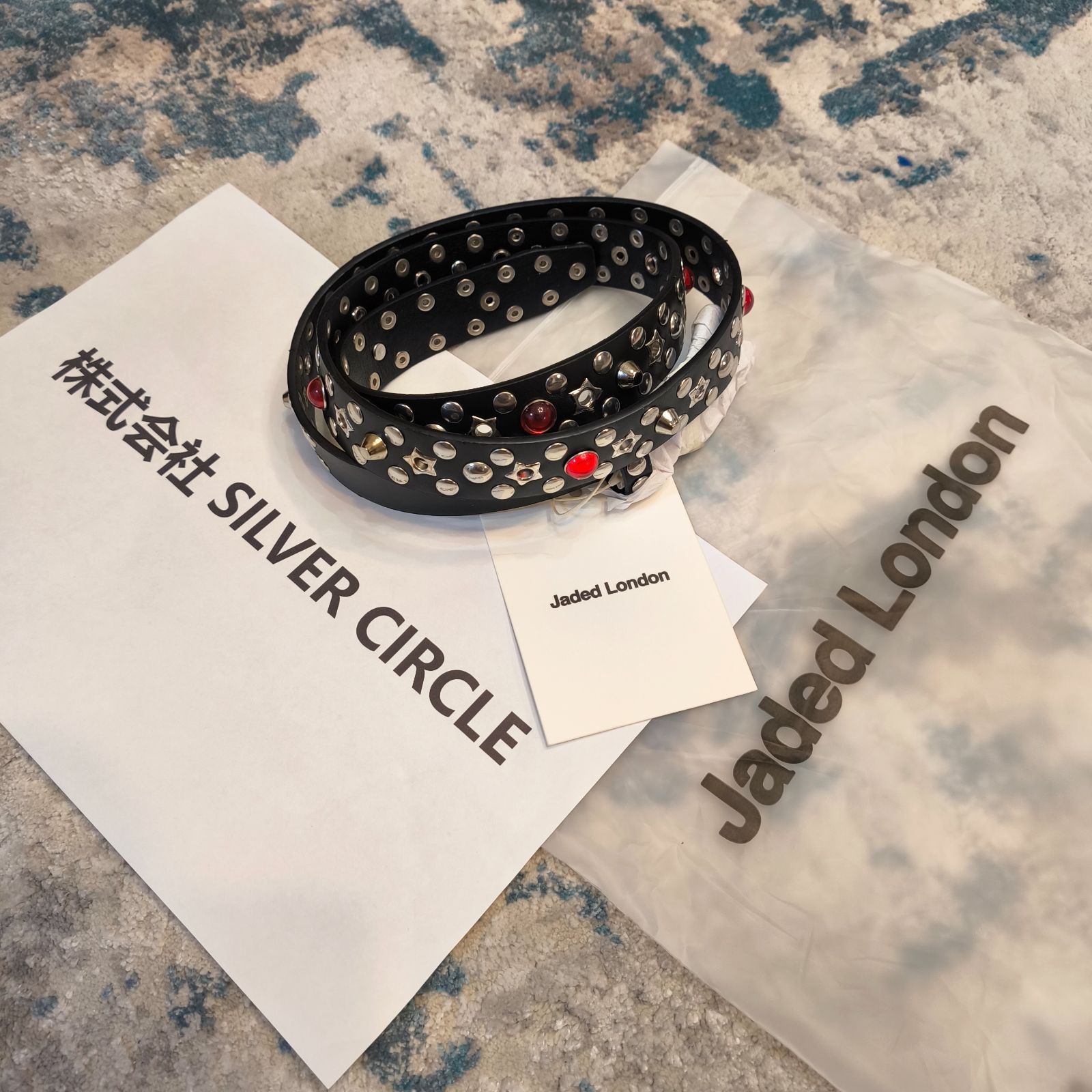 ◇新品◇JADED LONDON Starstud ベルト ブラック - メルカリ