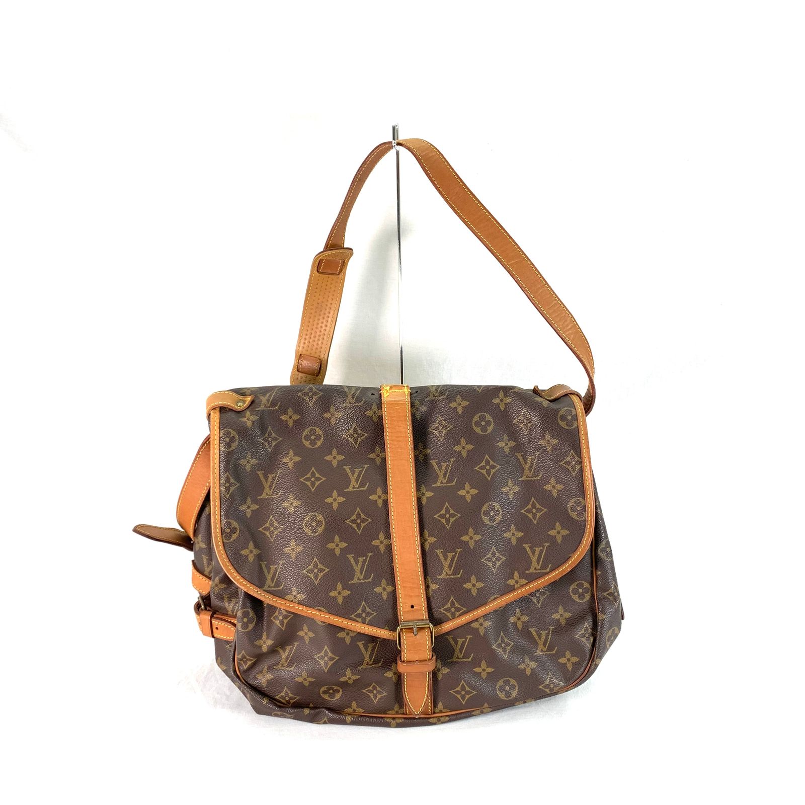 LOUIS VUITTON ルイヴィトン モノグラム ソミュール35 ショルダー 