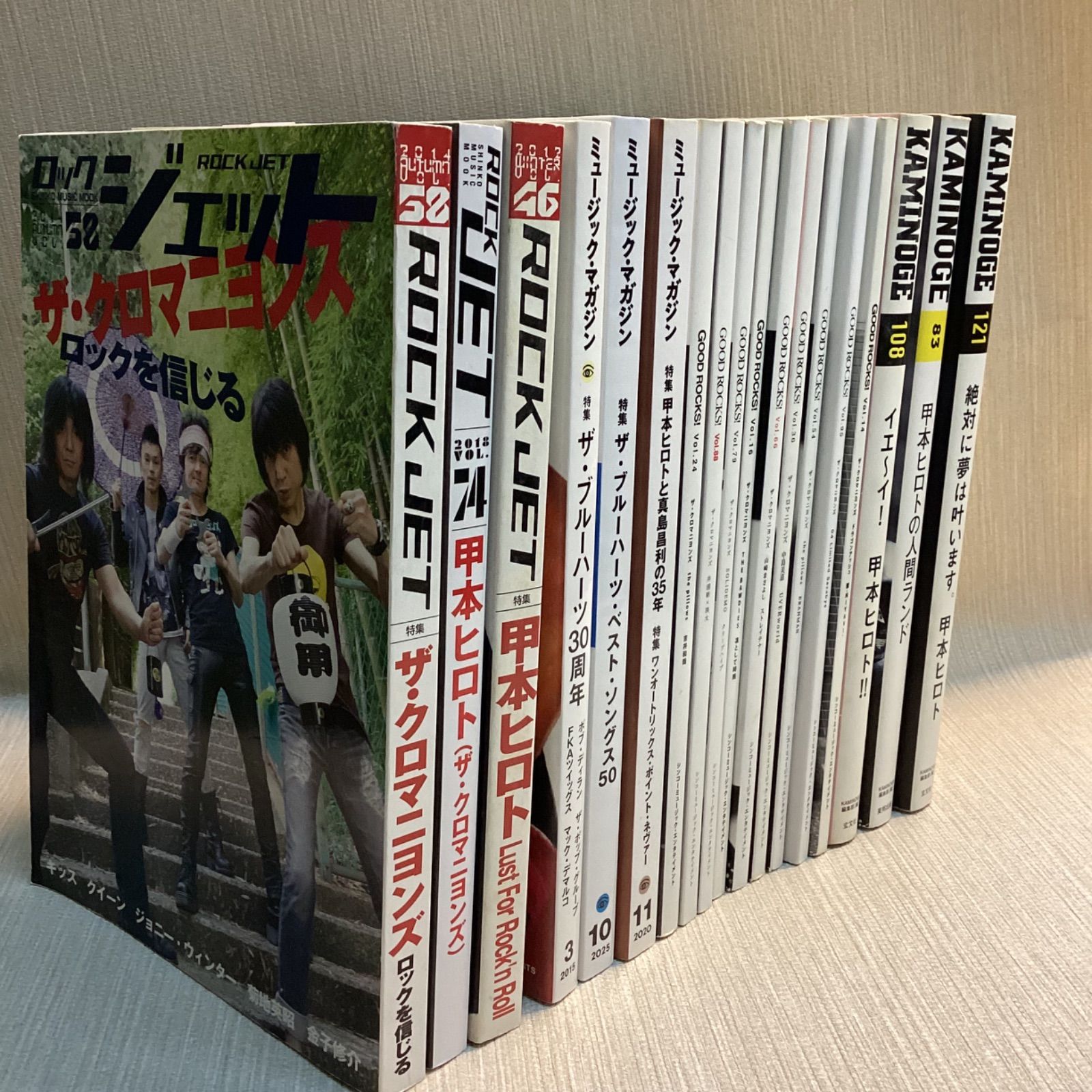 甲本ヒロト ブルーハーツ クロマニヨンズ 特集雑誌22冊セット