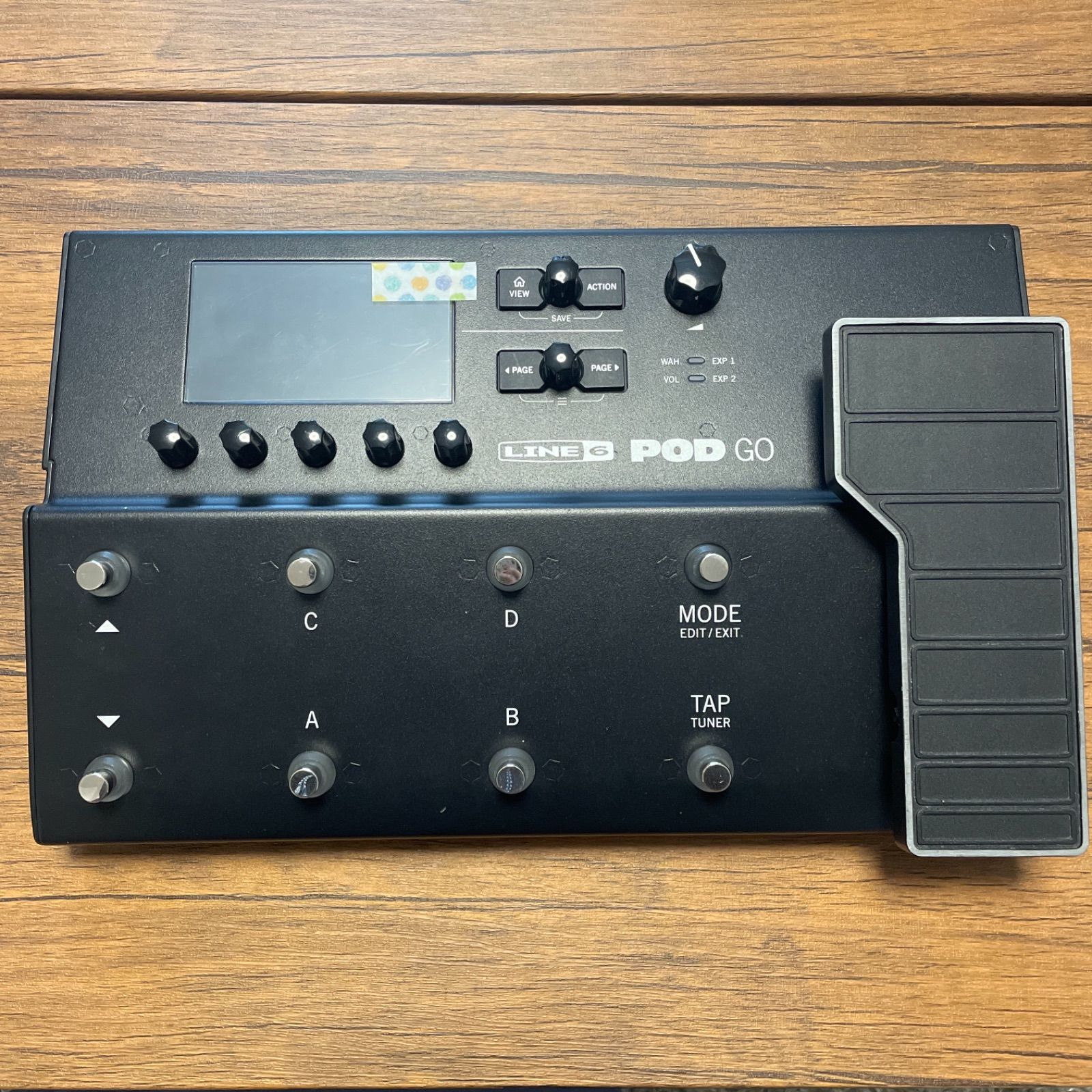 LINE6 HX Stomp ギター ベース マルチエフェクター 保護フィルム - 器材