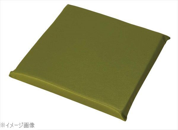 【新品】レザー 座布団 無地 ＡＡＵ０００３ 小 うぐいす