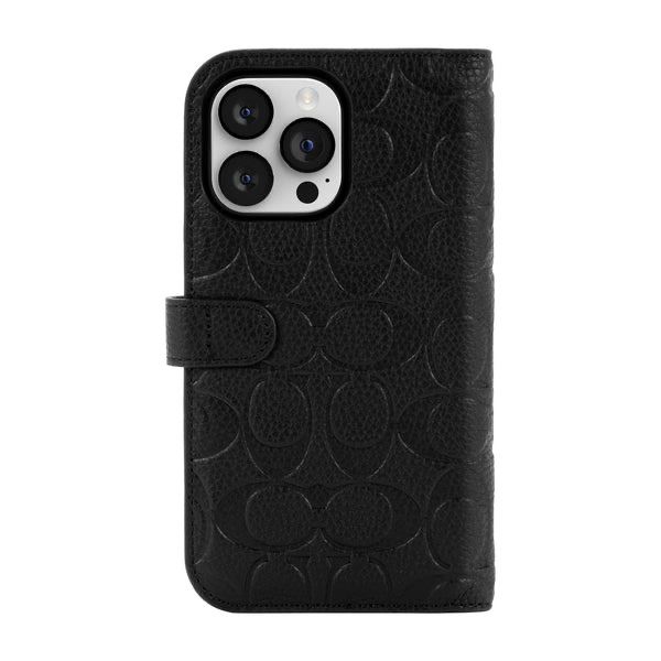 新品⭐︎コーチ Coach 手帳型 iPhone各種 ケース ブラック