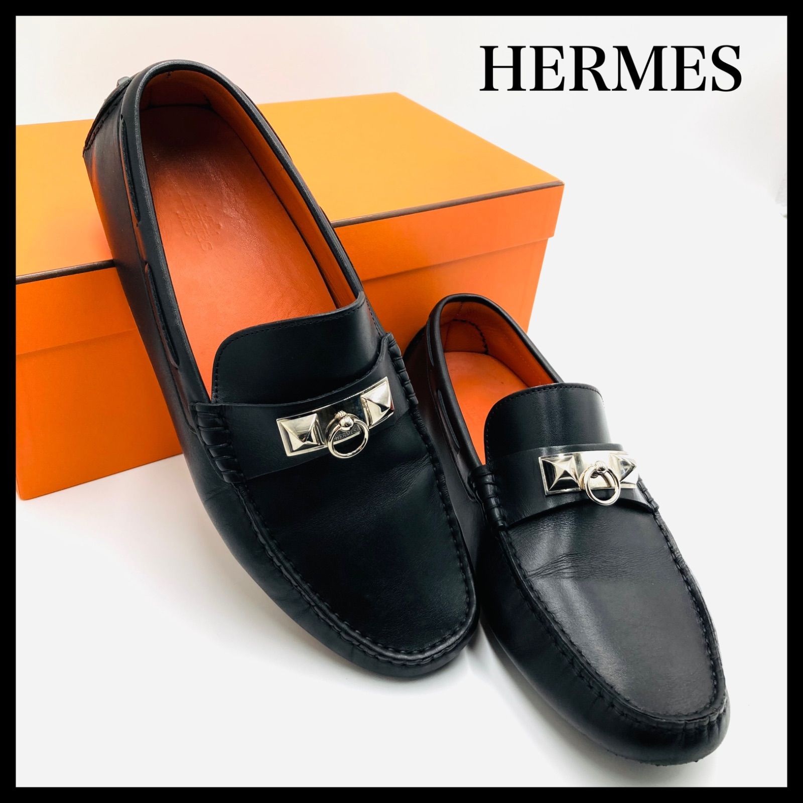 使用感あり】Hermes エルメス モカシン 《アーヴィング》 ☆良品 