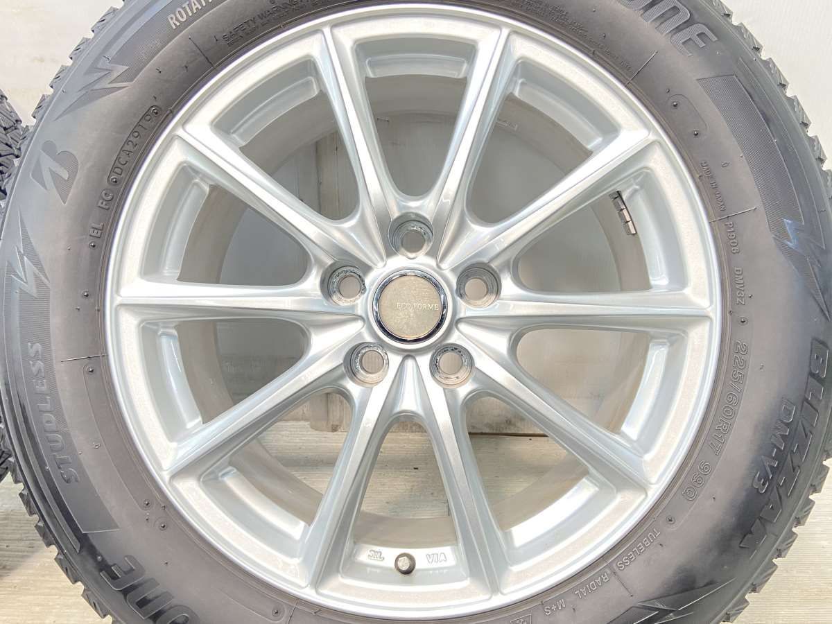 225/60R17 ブリヂストン ブリザック DM-V3 ECOFORME 17x7.5 40 114.3-5 225/60R17 ブリヂストン ブリザック DM-V3 ECOFORME 17x7.5 40 114.3-5