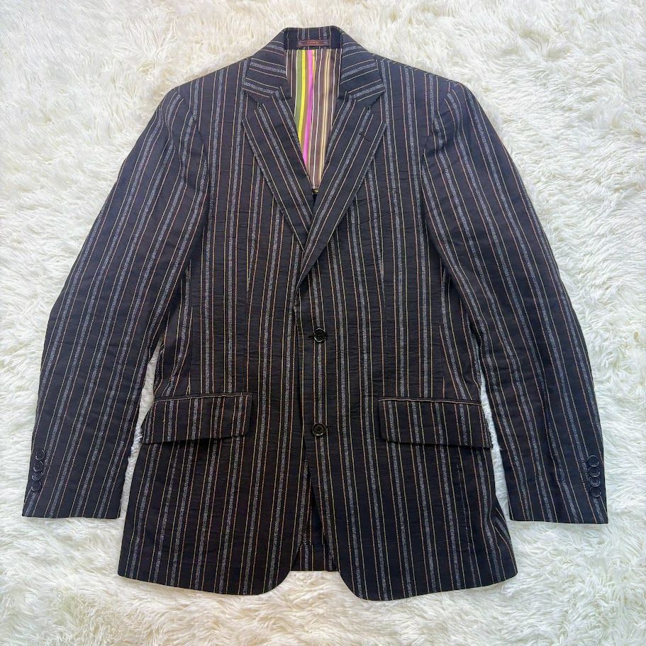 ETRO ジャケット 46 極上素材】ETRO エトロ ジャケット テーラードジャケット リネン