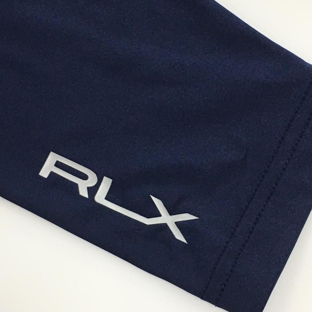 【美品】【M】RLX RALPH LAUREN ゴルフウェア WICKING 美品】RLXラルフローレン 長袖ポロシャツ 白 WICKING メンズ XS
