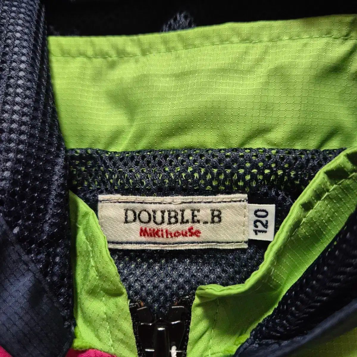  mikihouse ミキハウス ダブル B ブロック ウィンドブレーカー ジャケット キッズ 120 その他 ジャケット ブルゾン