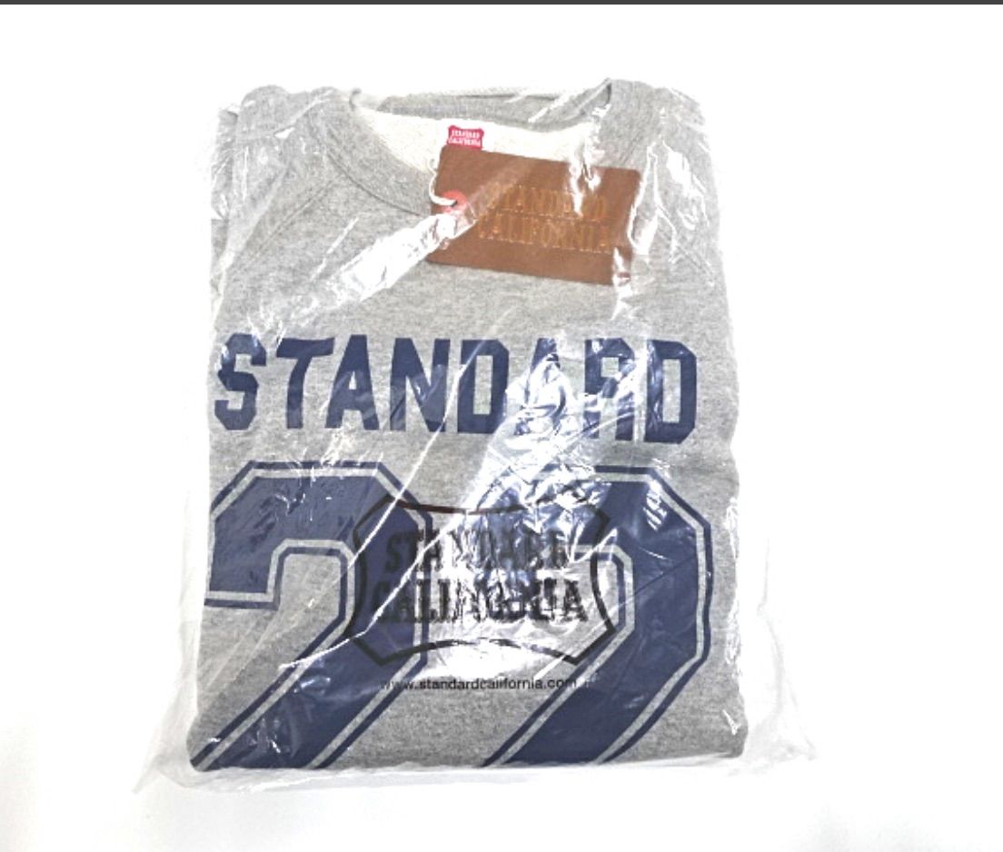 L 新品【STANDARD CALIFORNIA SD 22ND ANNIV. US COTTON BASEBALL LOGO