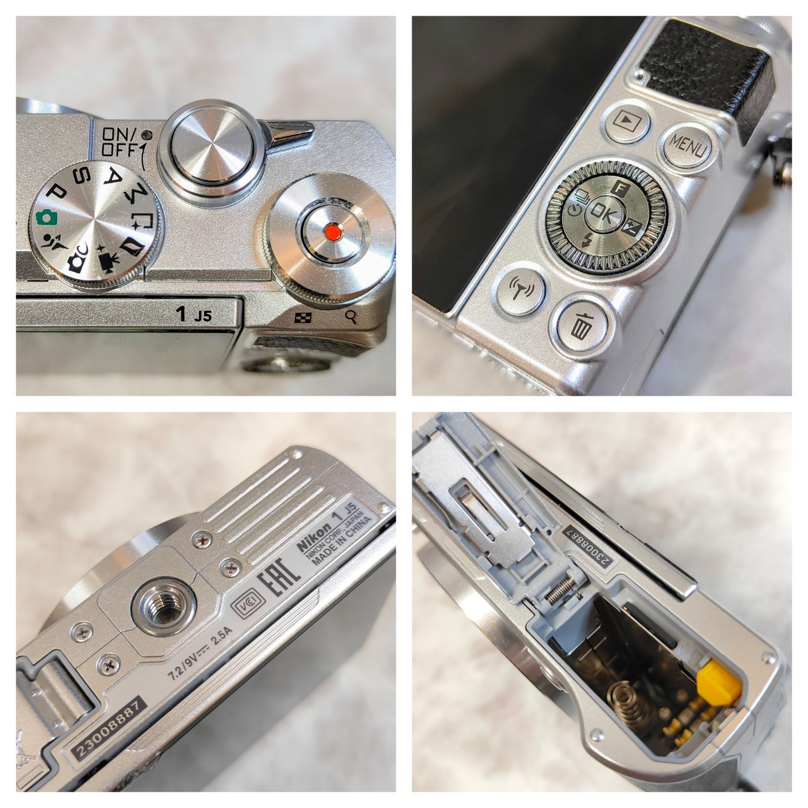 Nikon 1 J5 ミラーレス一眼 バッテリー・充電器付き