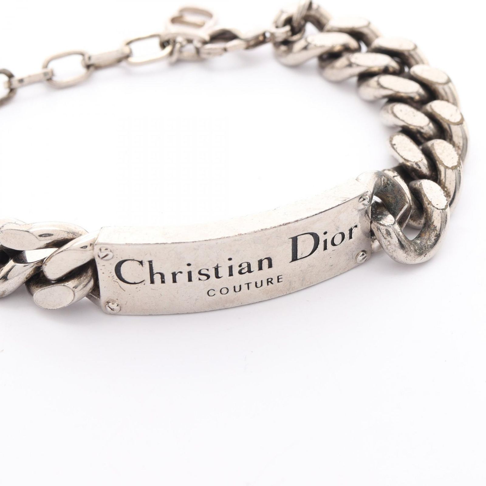 2728-4 人気✨　Dior　ブレスレット　シルバー　CD ロゴ　希少　刻印 2728-4 人気✨ Dior ブレスレット シルバー CD ロゴ 希少 刻印