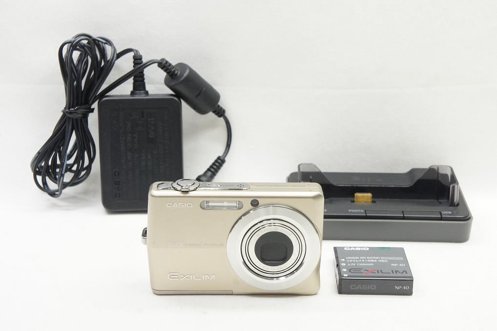 CASIO カシオ EXILIM EX-Z600 コンパクトデジタルカメラ ゴールド 250603j