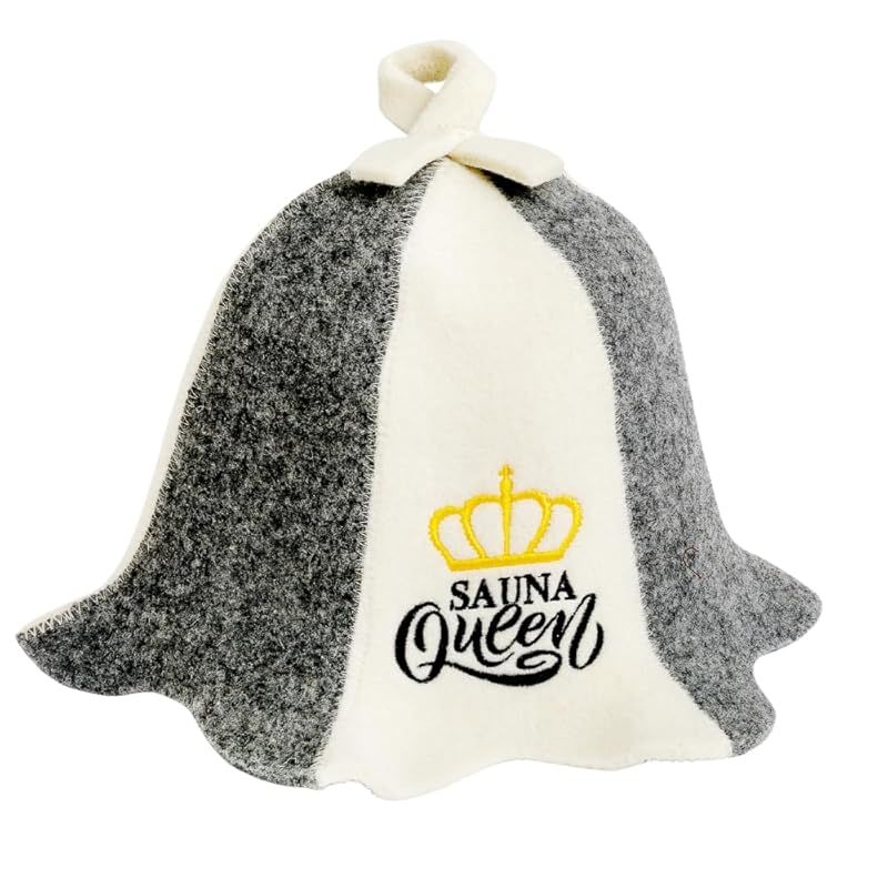 [SAUNA GURU] サウナグルー羊毛サウナハット (サウナクイーン)