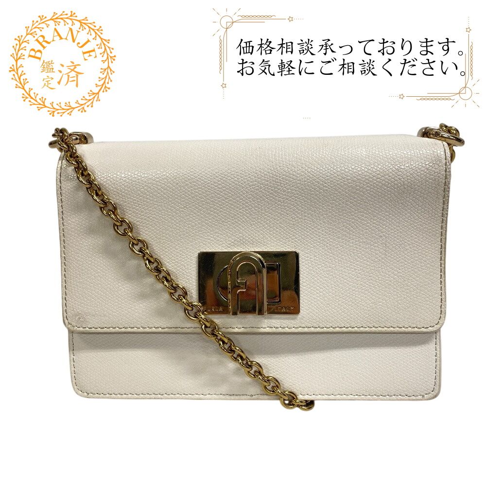 Furlaフルラ 286124 2WAY チェーンショルダーバッグ ロゴ金具 1927 