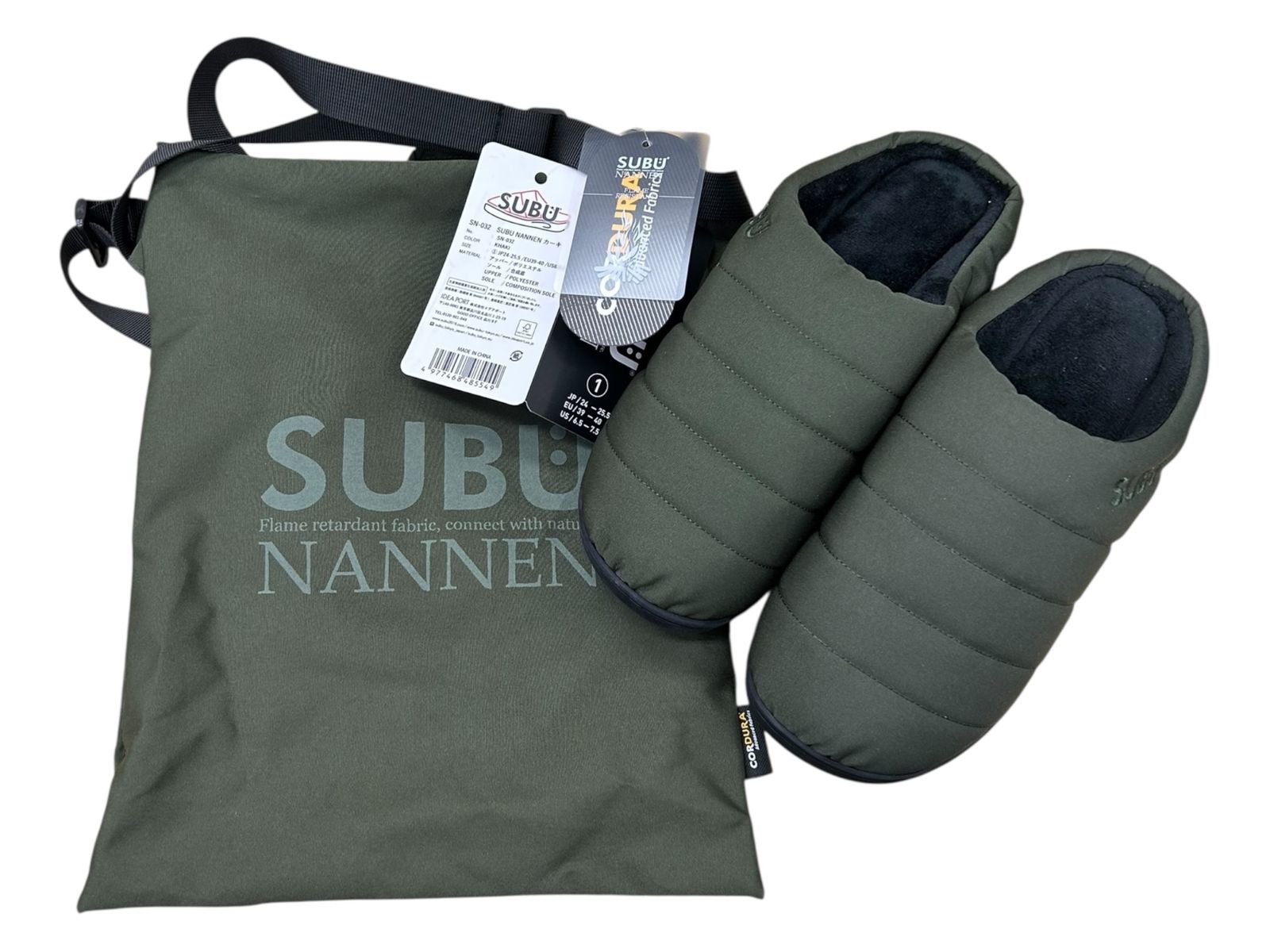 SUBU (スブ) NANNEN KHAKI 難燃性 2023AW サンダル アウトドア