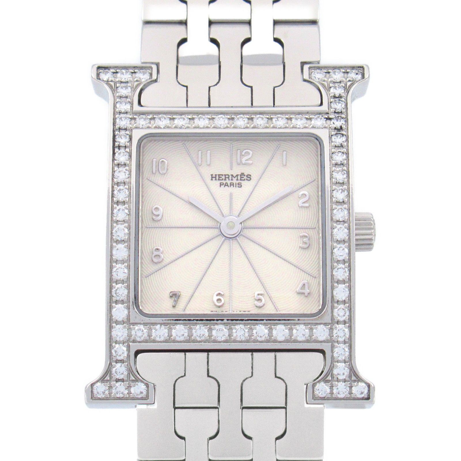 エルメス HERMES 腕時計 Hウォッチ HH1.230 シルバー ステンレス エルメス HERMES 腕時計 Hウォッチ HH1.230 シルバー ステンレス