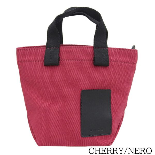 イルビゾンテ IL BISONTE ROBUR S HANDBAG キャンバス トート ハンドバッグ NATURALE/NATU NERO/NERO CHERRY/NERO