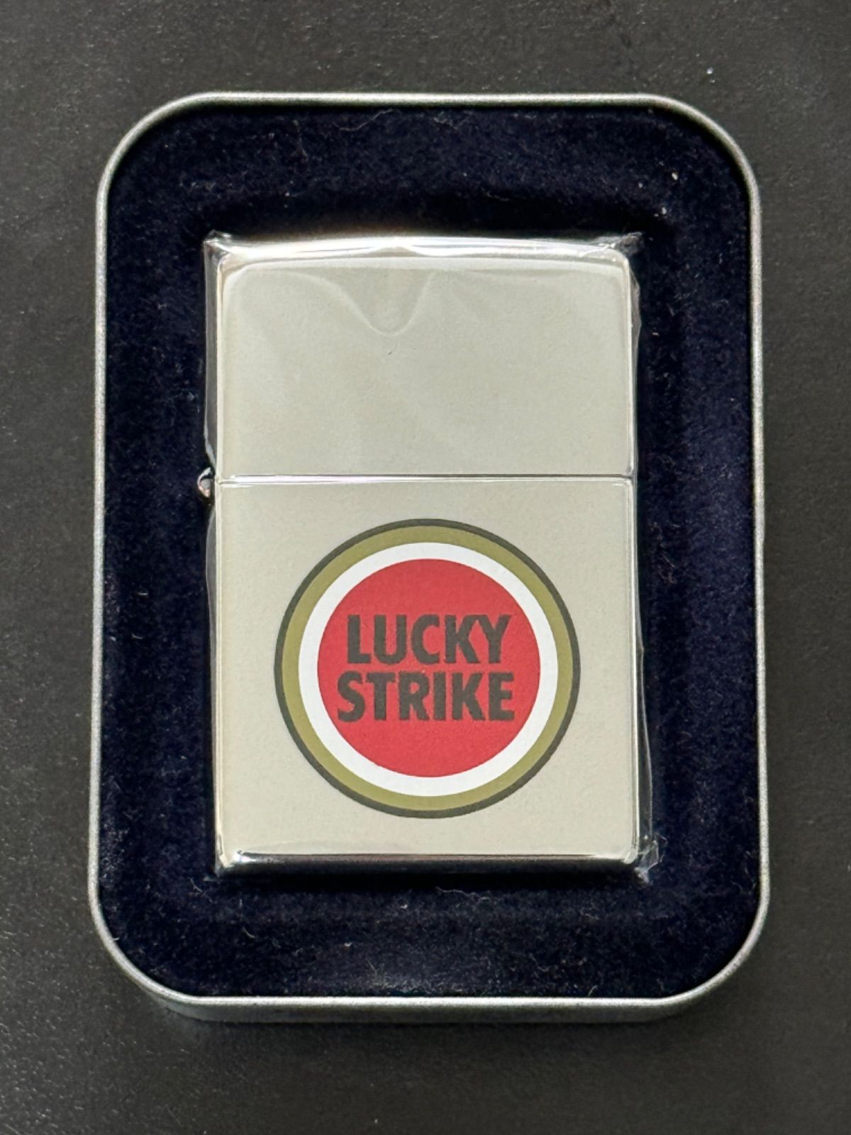 zippo LUCKY STRIKE 限定品 ラッキーストライク 1998年製 silver 