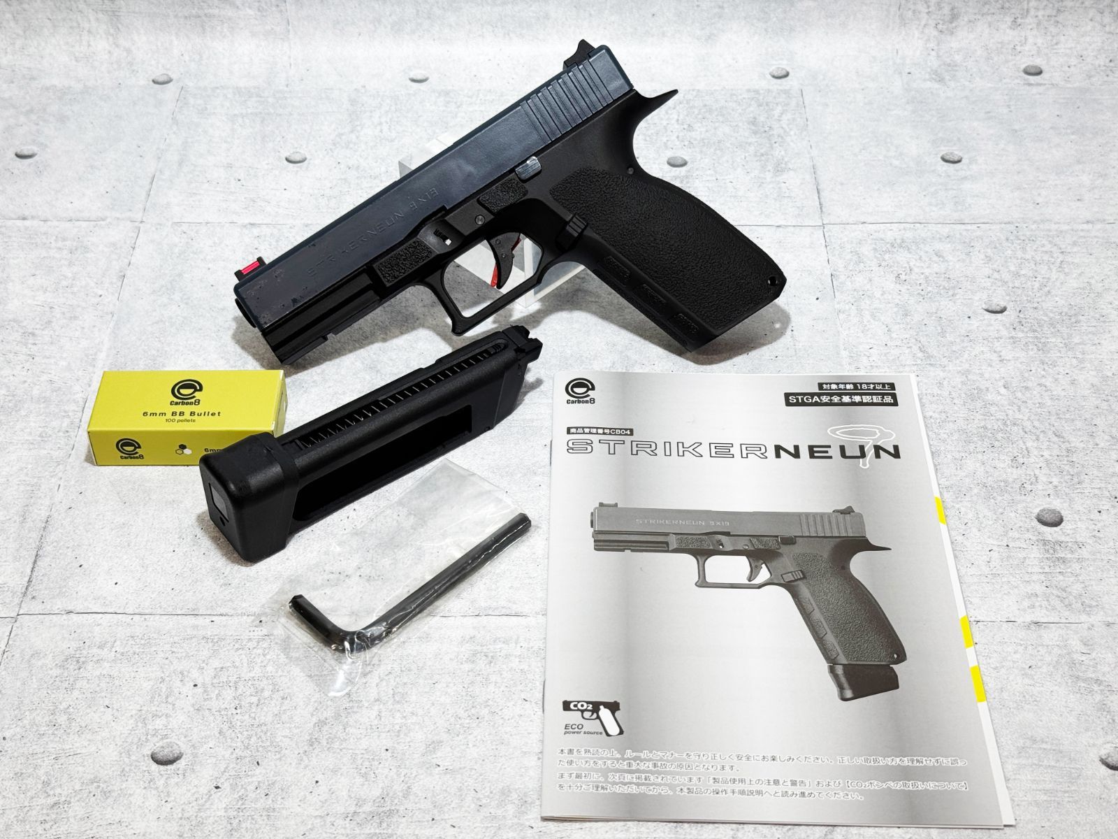 別注カラー CARBON8 STRIKER-9 CO2 スライド ウルフグレー モデル