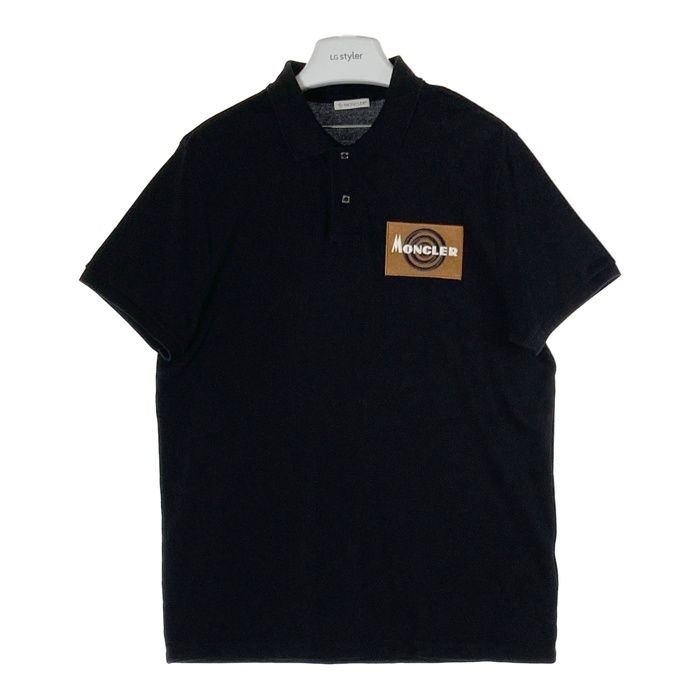 ☆MONCLER モンクレール MAGLIA POLO MANICA CORTA ブラック