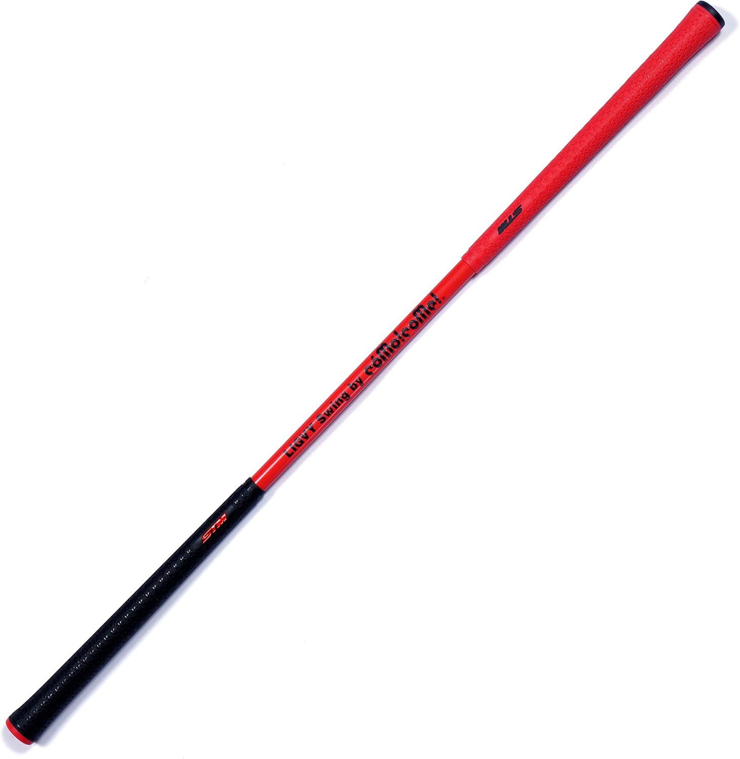 コモコーメ 2way ゴルフ スイング 練習器具 ライビースイング ミニ 75cm シャフトがしなって 飛距離アップ ヘッドスピードアップ 素振り 日本製 (レッド・ミニ)