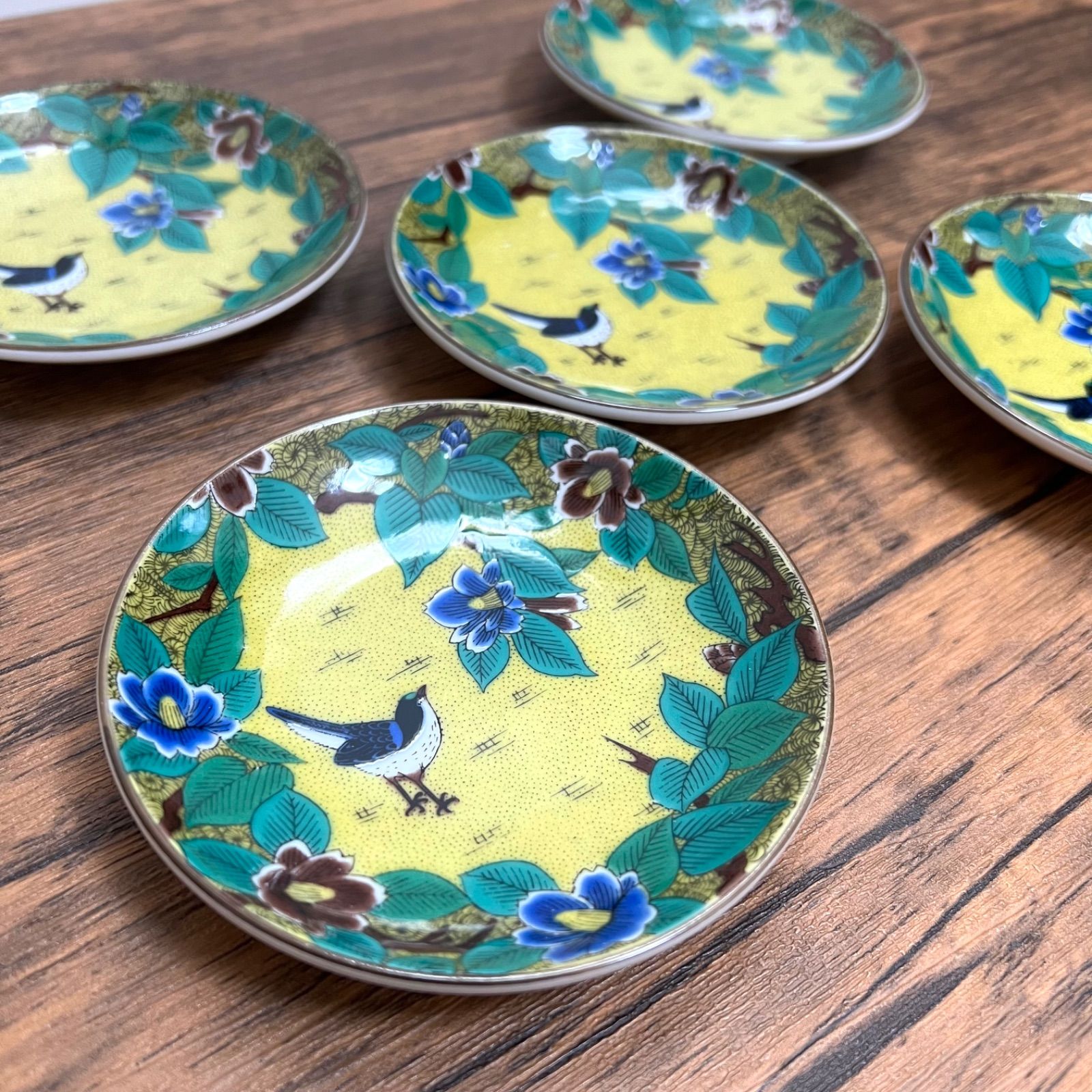 美品 九谷焼 陶和 鳥柄皿揃 5枚組 クタニヤキ 皿 美品 九谷焼 陶和 鳥柄皿揃 5枚組 クタニヤキ 皿 - メルカリ