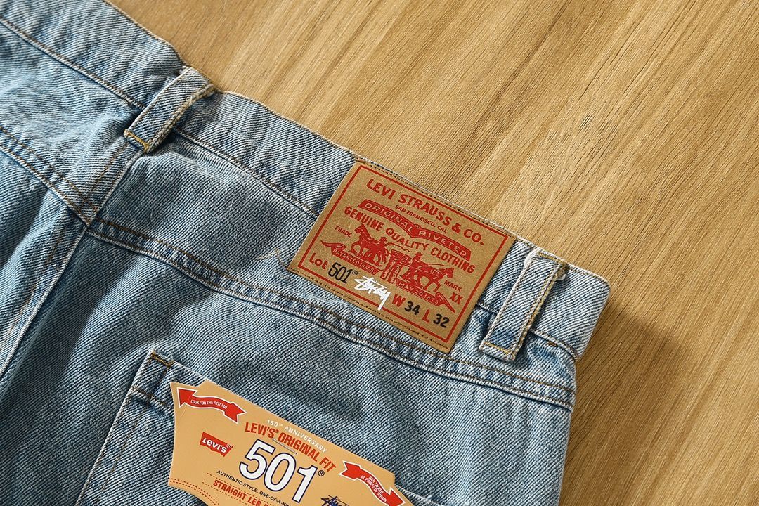 Stussy × Levi's Embossed 501 