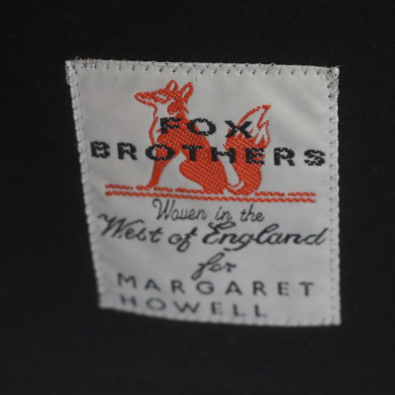 マーガレットハウエル MARGARET HOWELL × FOX BROTHERS ウール ハーフ
