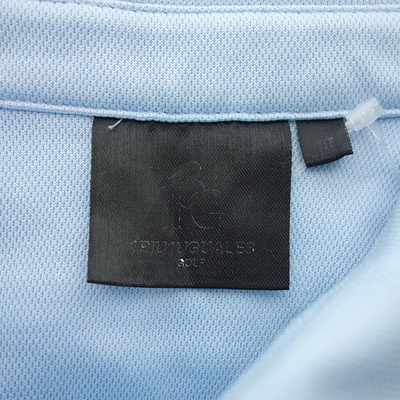 【新品】1PIU1UGUALE3 GOLF POLO BACK TAPELOGO 新品】1PIU1UGUALE3 GOLF POLO BACK TAPELOGO 1PIU1UGUALE3 GOLF