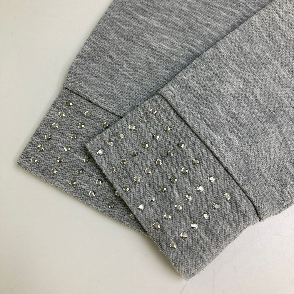 サイズ：38 ARCHIVIO アルチビオ ハーフジップ 長袖ポロシャツ グレー