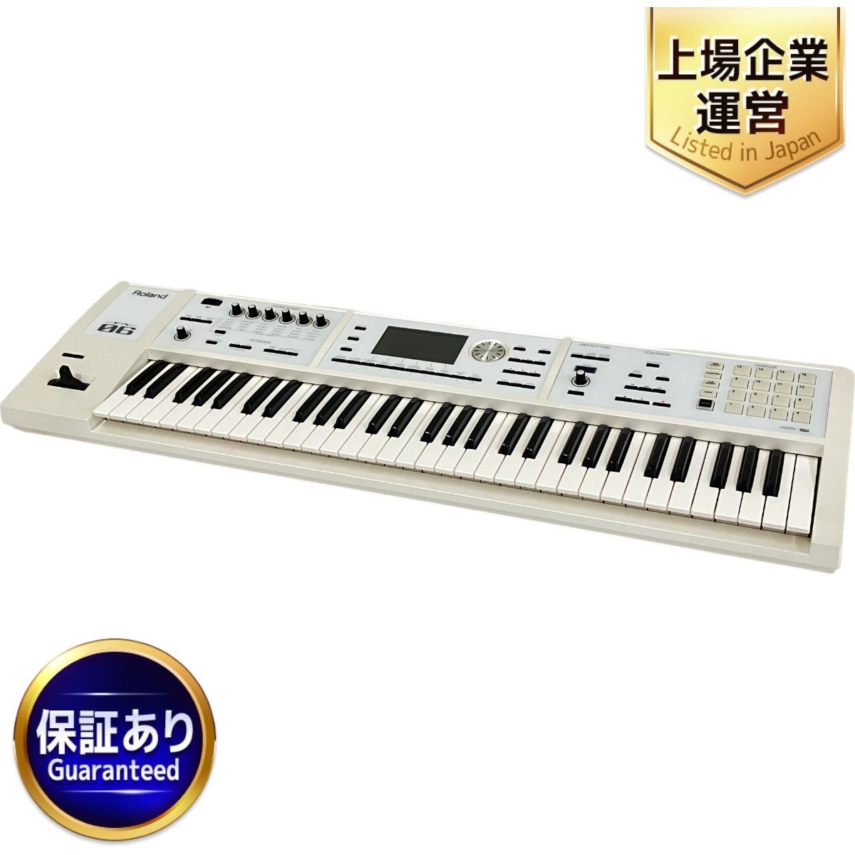 動作保証】 Roland FA-06 キーボードシンセサイザー 61鍵盤 ホワイト ソフトケース付き ローランド 鍵盤楽器 中古 良好  T8992447 - メルカリ