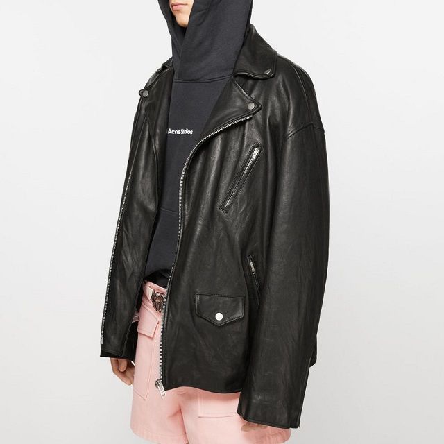 新品 Acne Studios アクネストゥディオズ DISTRESSED LEATHER JACKET