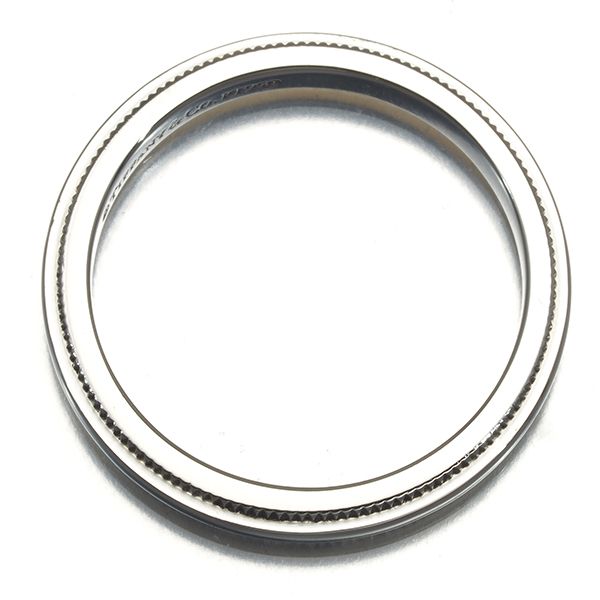 ティファニー リング トゥギャザー ミルグレイン 2.2mm 8.5号 Pt950  
