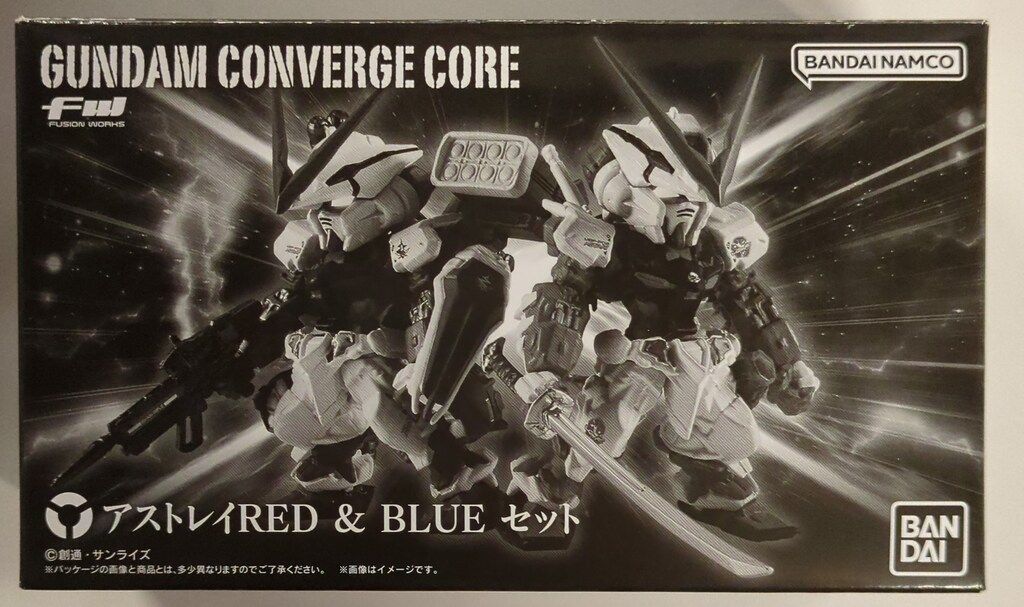 バンダイナムコ FW GUNDAM CONVERGE CORE アストレイ RED＆BLUE