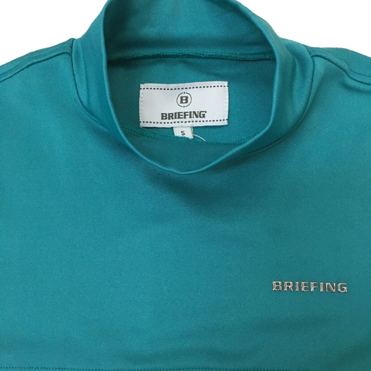 中古 レディース ブリーフィング BRIEFING 長袖シャツ S ターコイズ