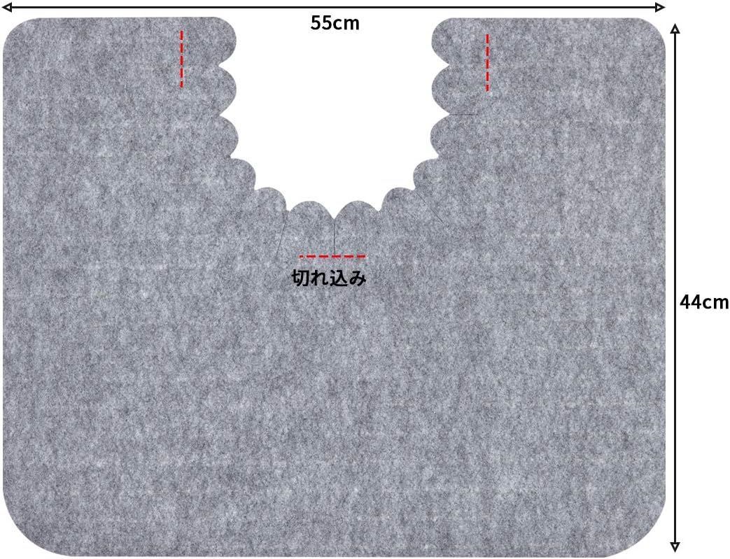 新品 トイレマット 使い捨て 10枚 切り込み付き 床に吸着 ズレない 小