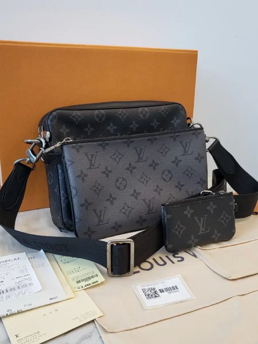 フルセット 百貨店 Louis Vuitton ルイヴィトン トリオ メッセンジャーバッグ