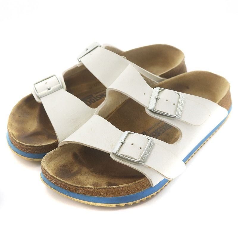 ビルケンシュトック BIRKENSTOCK Arizona Super Grip ビルコフロー サンダル ダブルストラップ ベルト 23.0cm  ホワイト 0230124 /WM メルカリ