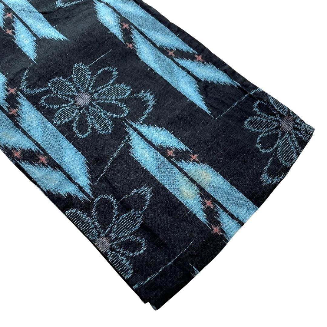 【ヴィンテージ】古着 羽織 着物 カーディガン 総柄 花柄 黒 金 赤 レトロ ヴィンテージ】古着 羽織 着物カーディガン 刺繍 花柄 モード 黒 赤