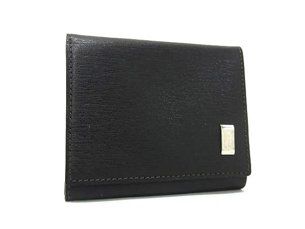 dunhill ダンヒル レザー コインケース コインパース 小銭入れ メンズ レディース ダークブラウン系 FN0298