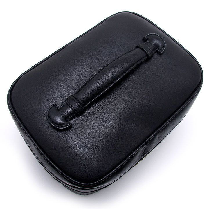 CHANEL ビコローレ バニティ バッグ バニティ ポーチ ブラック 中古・古着通販】CHANEL (シャネル) バニティバッグ ビコローレ