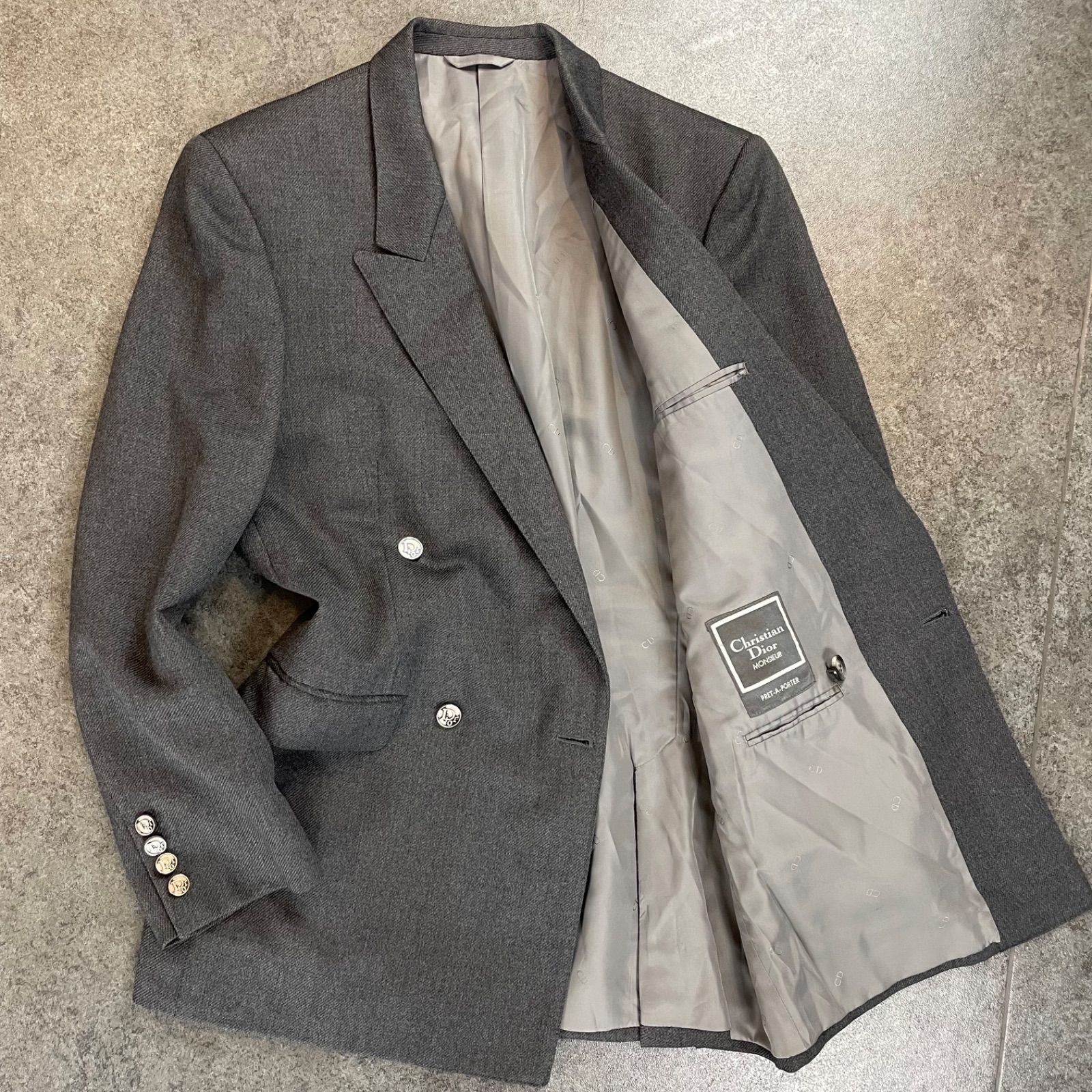 Chrstian Dior MONSIEUR   ディオール　ウール　ジャケット 中古・古着通販】Christian Dior MONSIEUR (クリスチャン