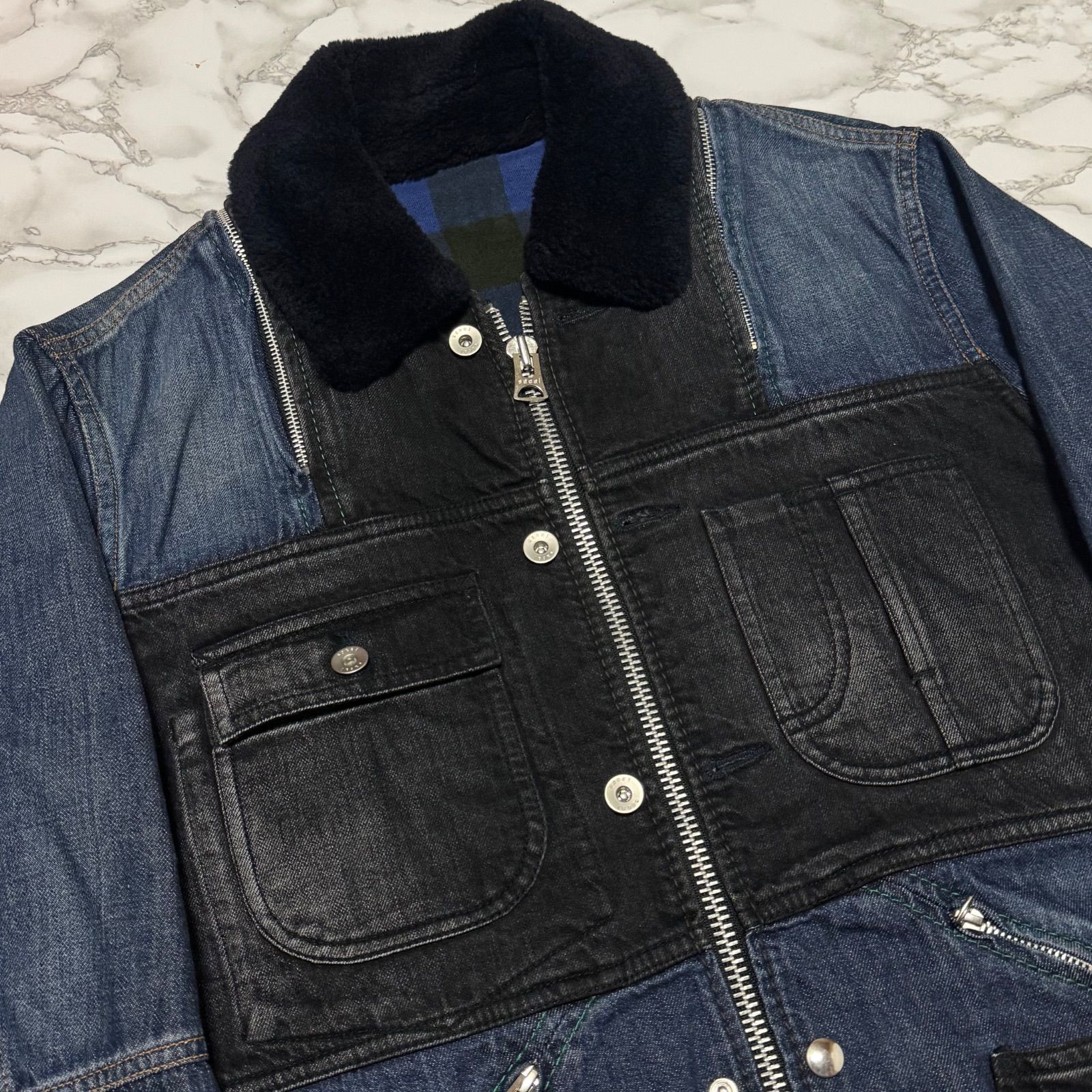 専用　sacai サカイ カバーオール デニムジャケット 3 激レア sacai サカイ カバーオール デニムジャケット 3 激レア